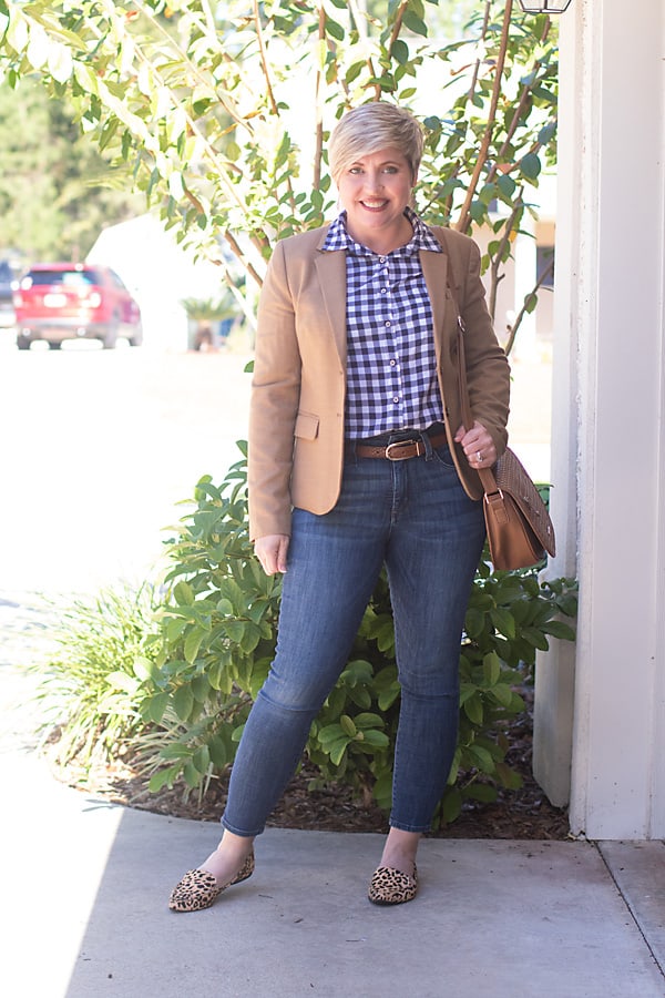 preppy blazer outfit