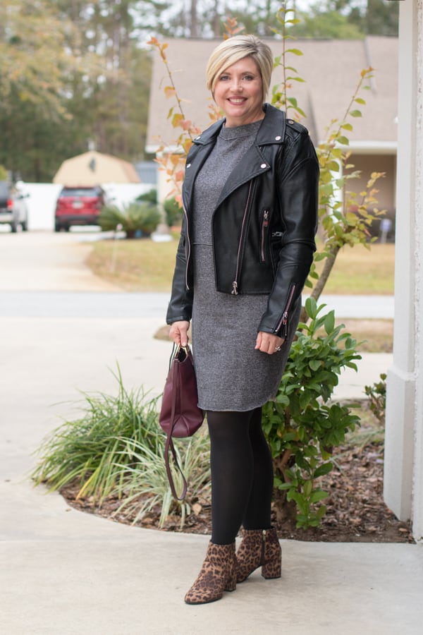 Outfits with leopard outlet boots