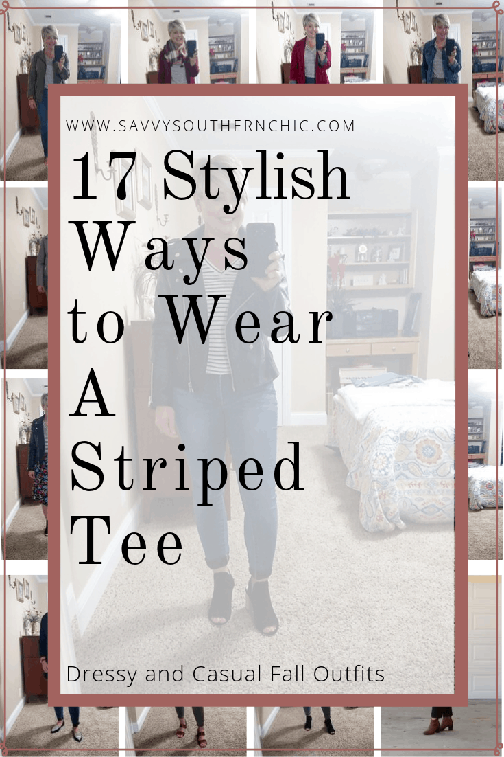 17 Stylish Ways to Wear a Striped Tee for Fall