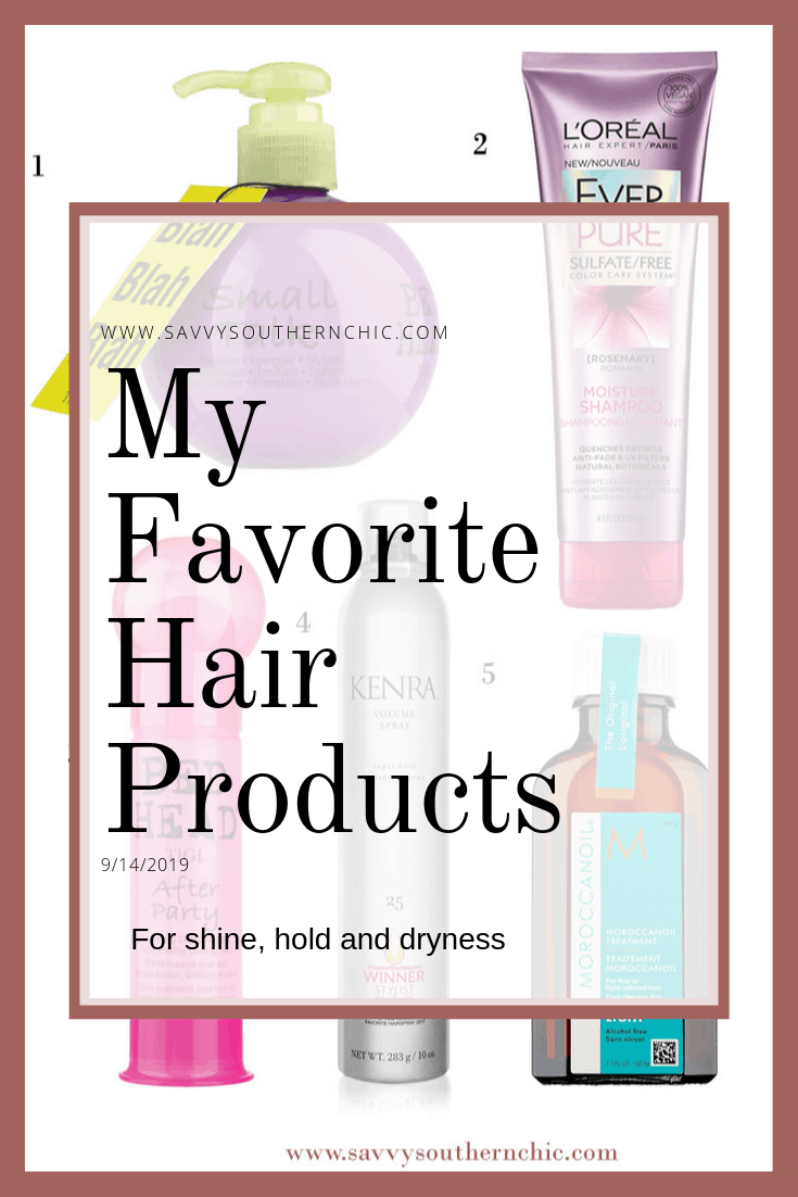 Favorite hair products