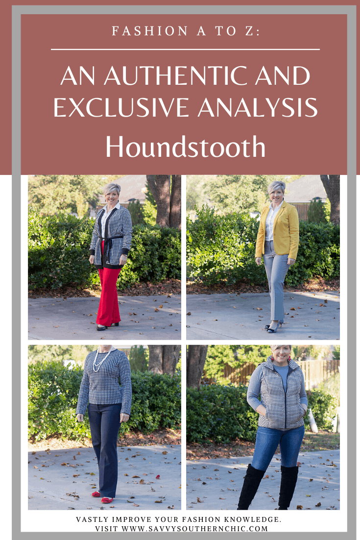 Fashion A to Z: Houndstooth