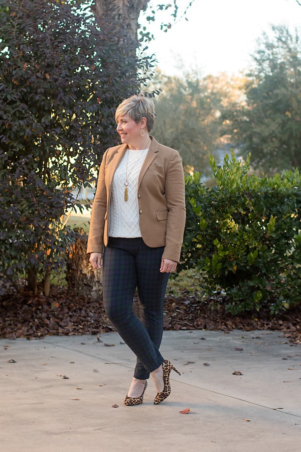 cable knit sweater preppy outfit