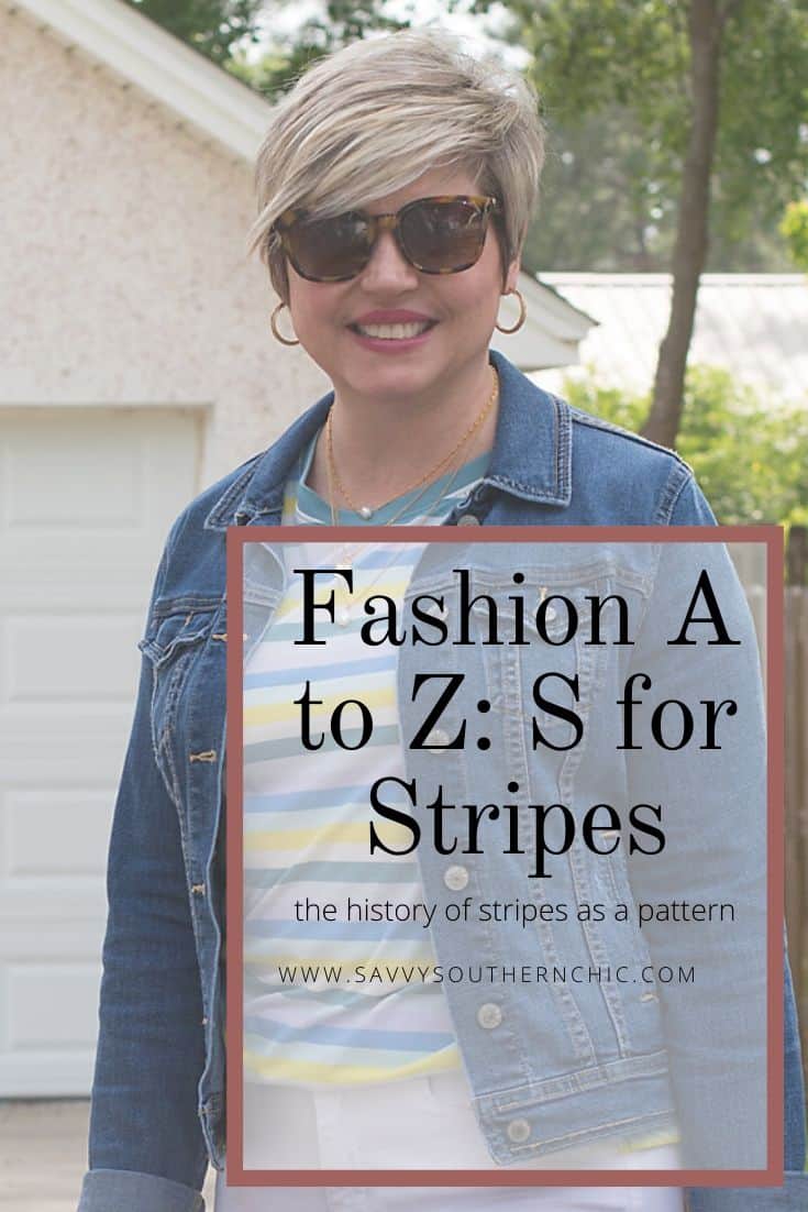 Fashion A to Z: S for Stripes