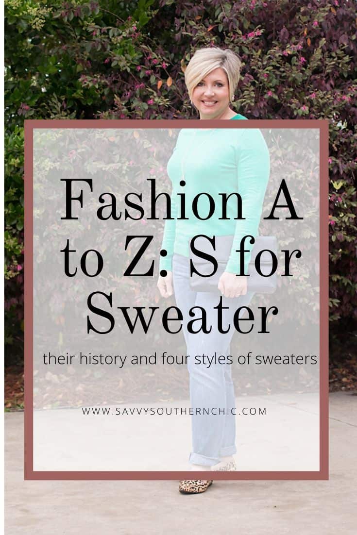 Fashion A to Z: S for Sweater
