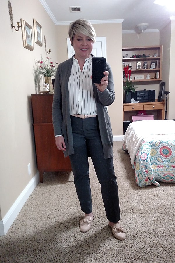 business casual work wear/ work at home/ teleconference outfit