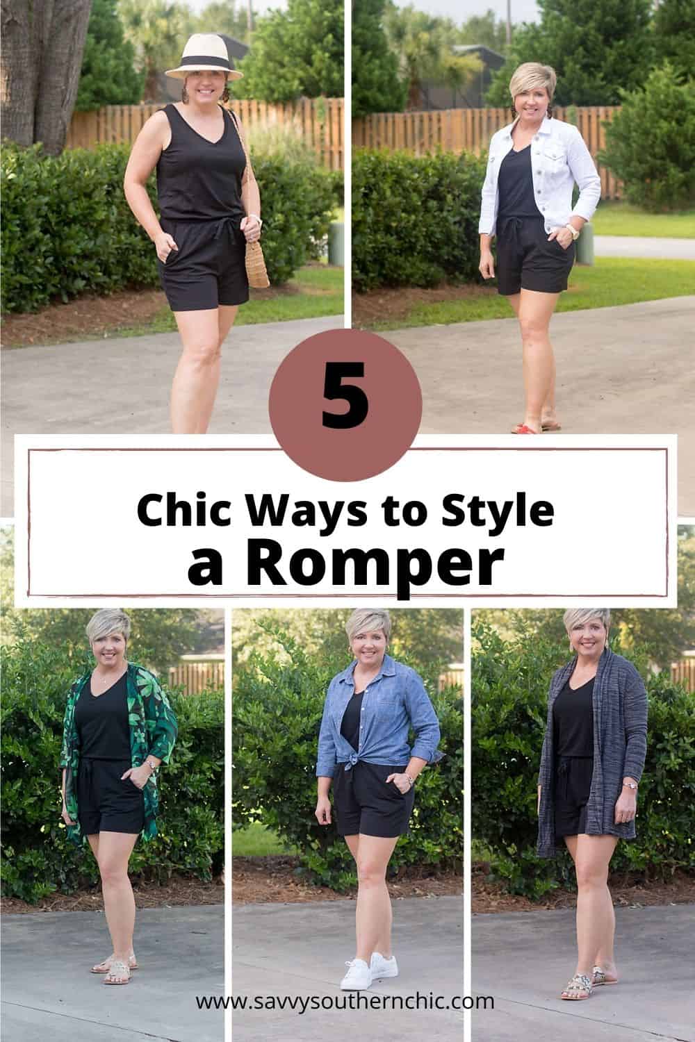 How to Style a Romper 5 Chic Ways - Savvy Southern Chic