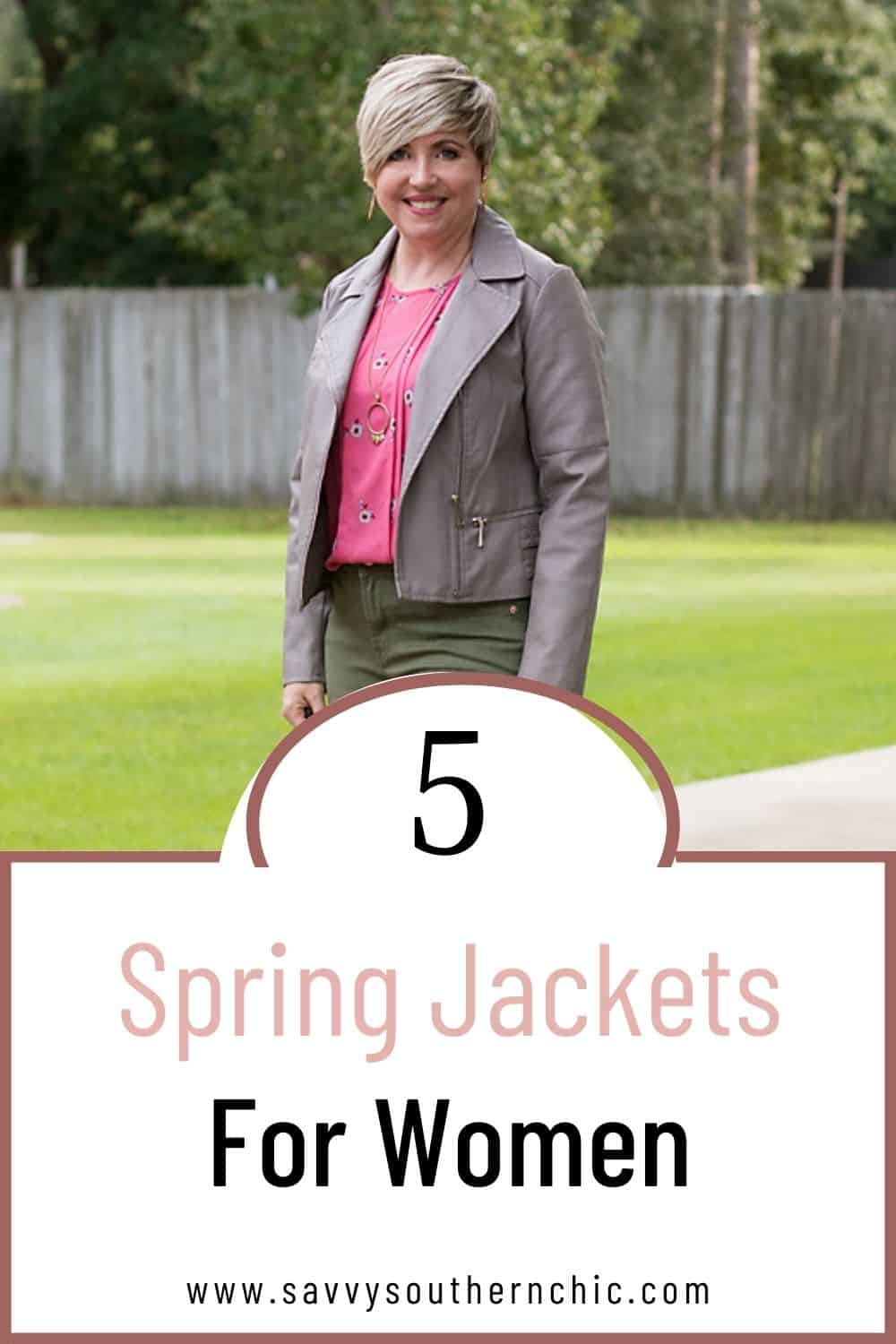 5 spring jackets for ladies featuring moto jacket
