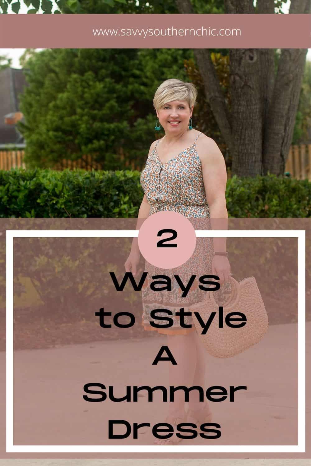  2 ways to style a summer dress