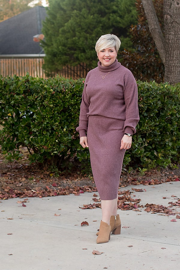 Sweater skirt outfit outlet yarn