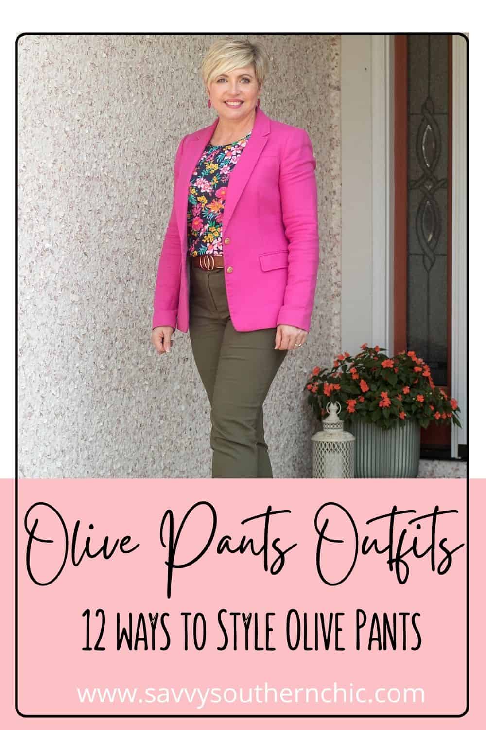 12 Ways to Style Olive Pants