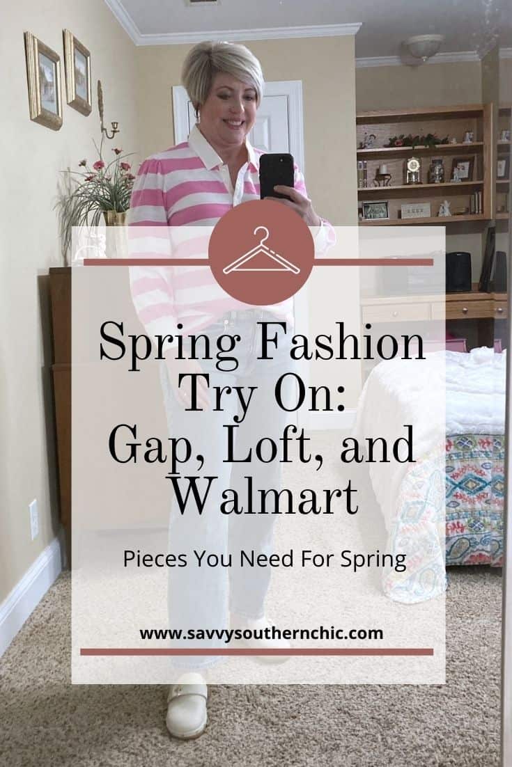 Spring Shopping Haul Try On Part 2: Loft, Gap and Walmart