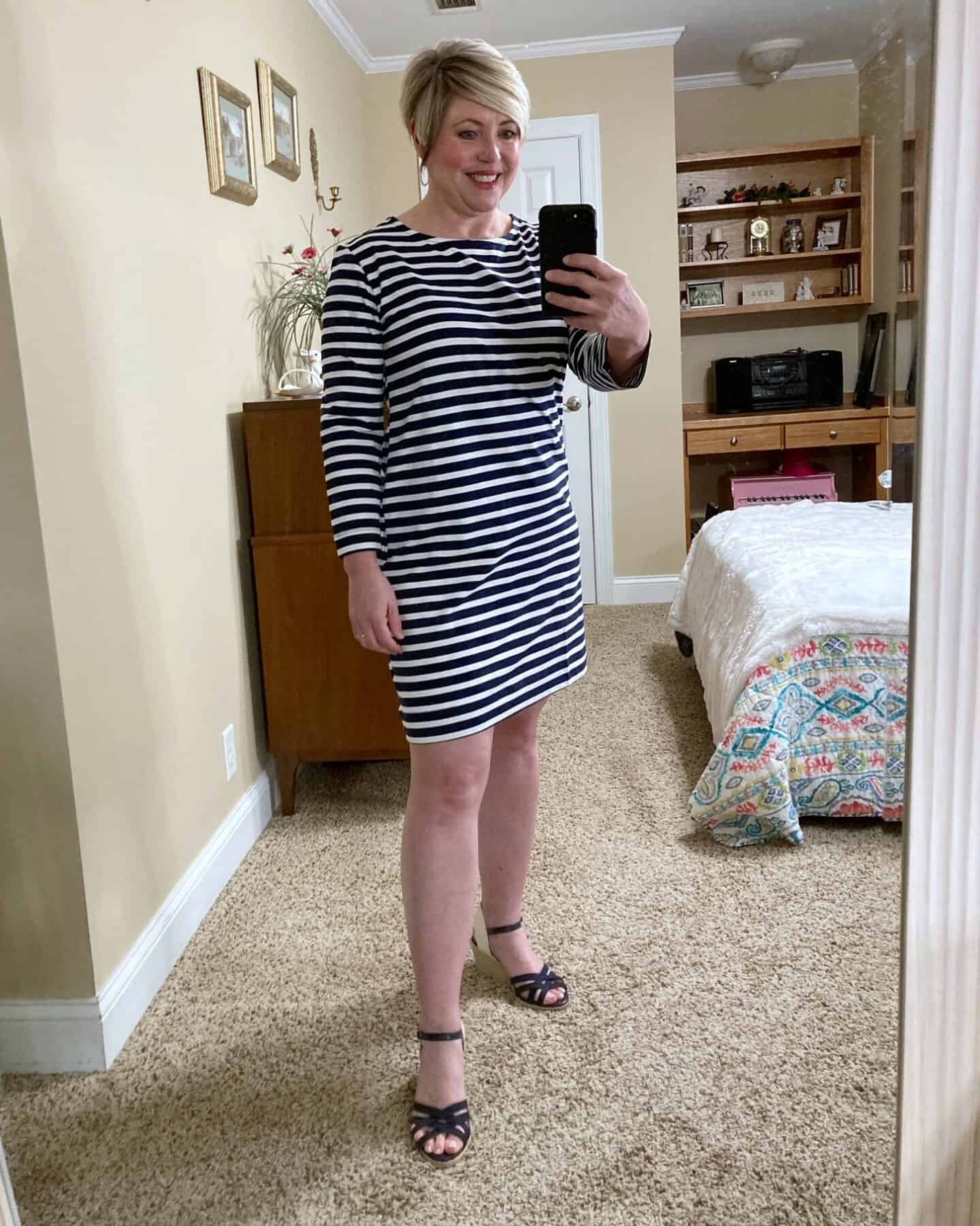 striped dress