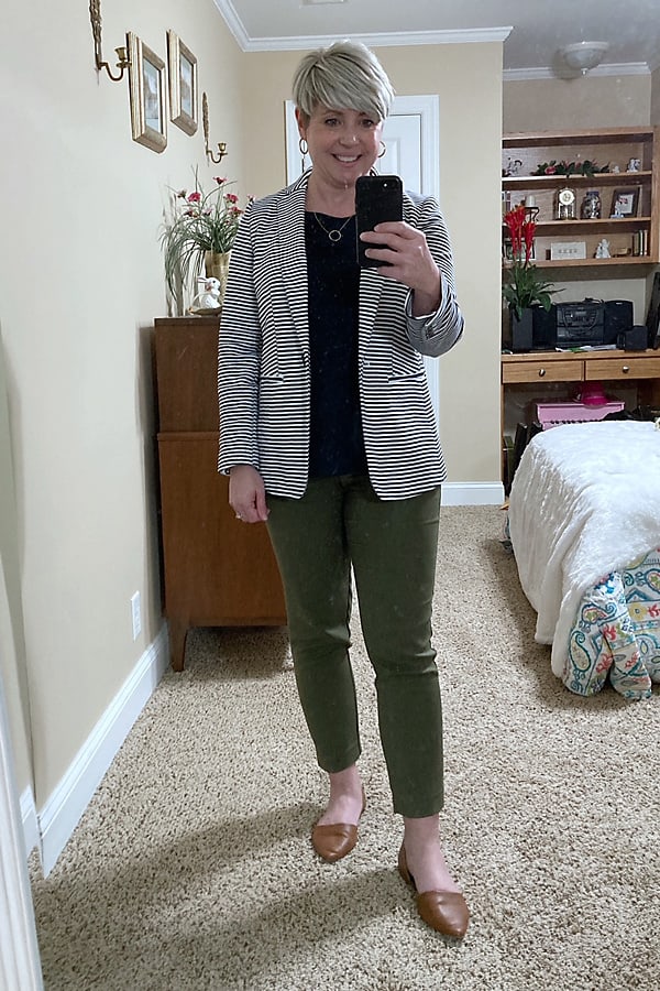 Khaki Pants And A Touch of Leopard | What I'm Wearing - Pretty Chuffed