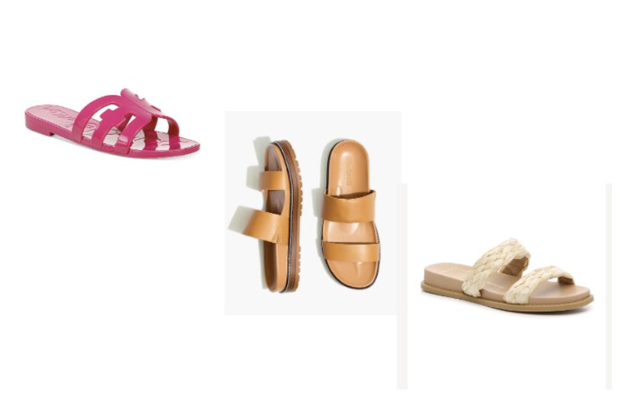 slide sandals summer 2022 fashion trends