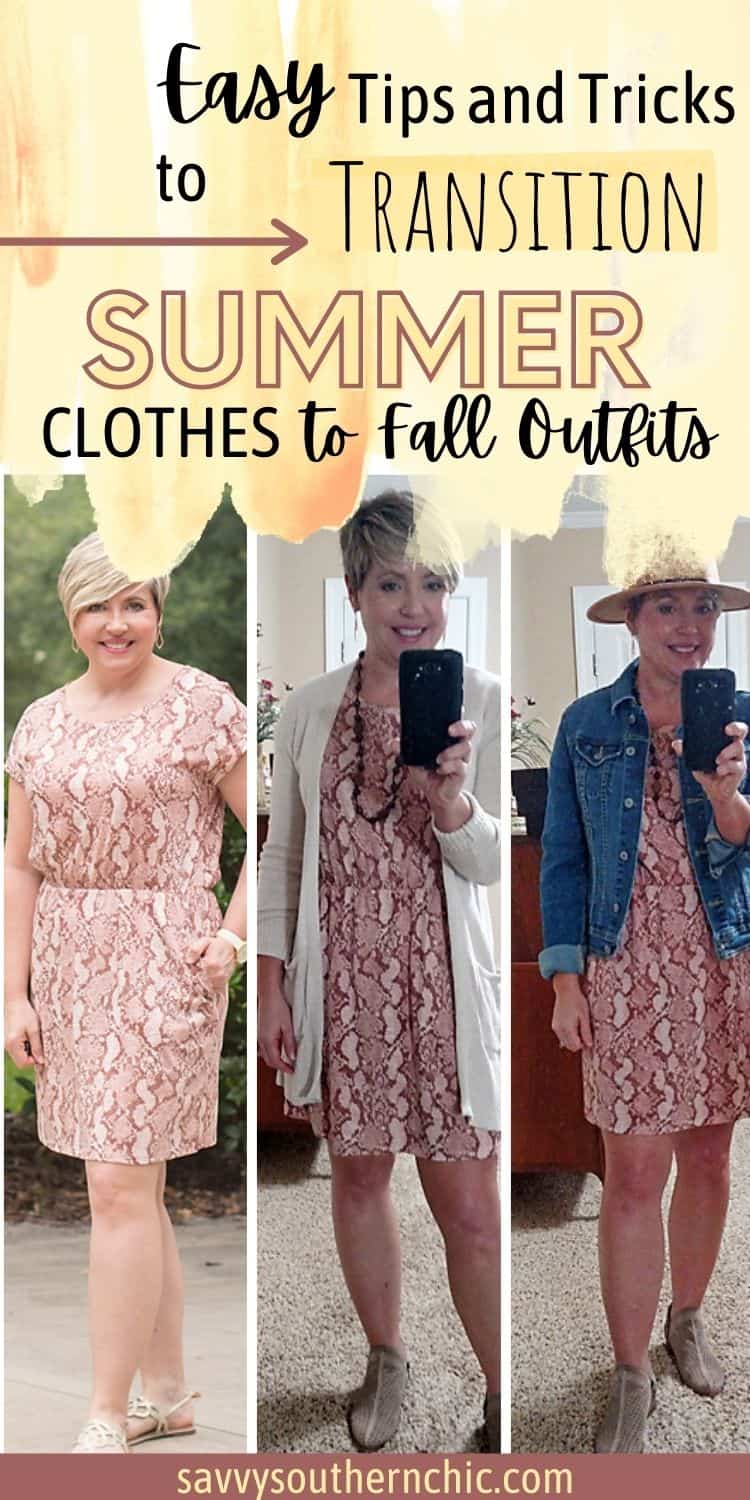 tips and tricks to transition summer clothes to fall outfits