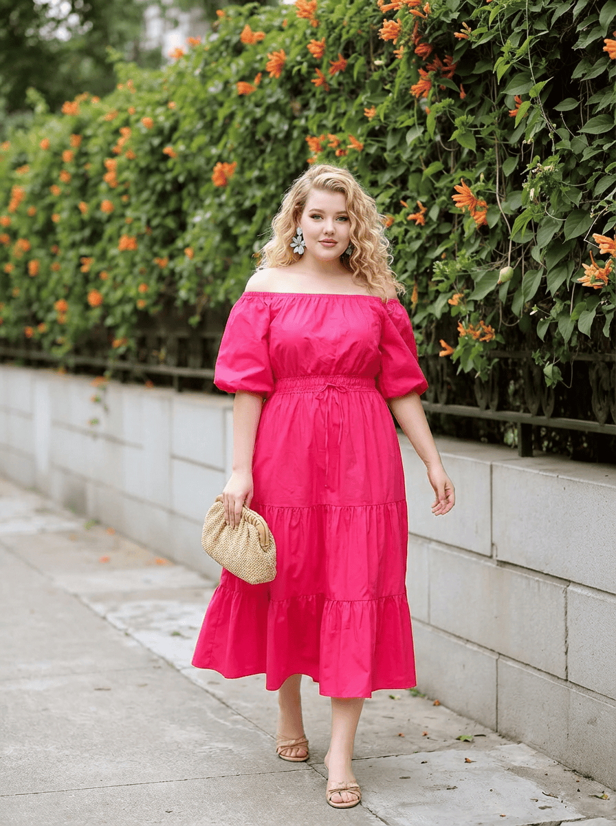 off shoulder dress for large arms