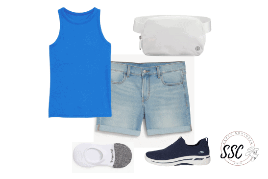 Tank top outfit to wear to an amusement park