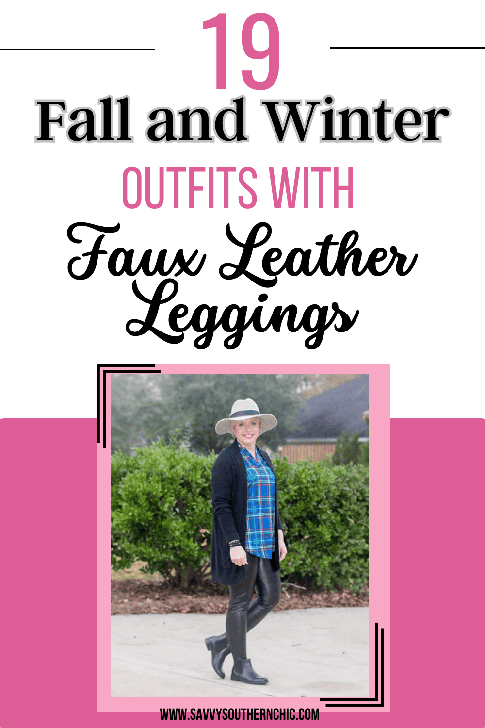 how to wear faux leather leggings