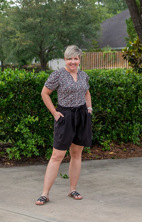 summer tops with sleeves vneck floral top