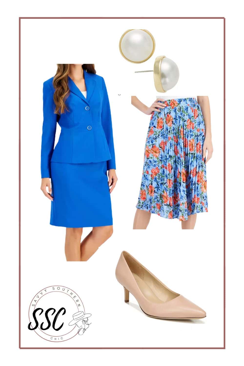 bright color skirt outfit for celebration of life