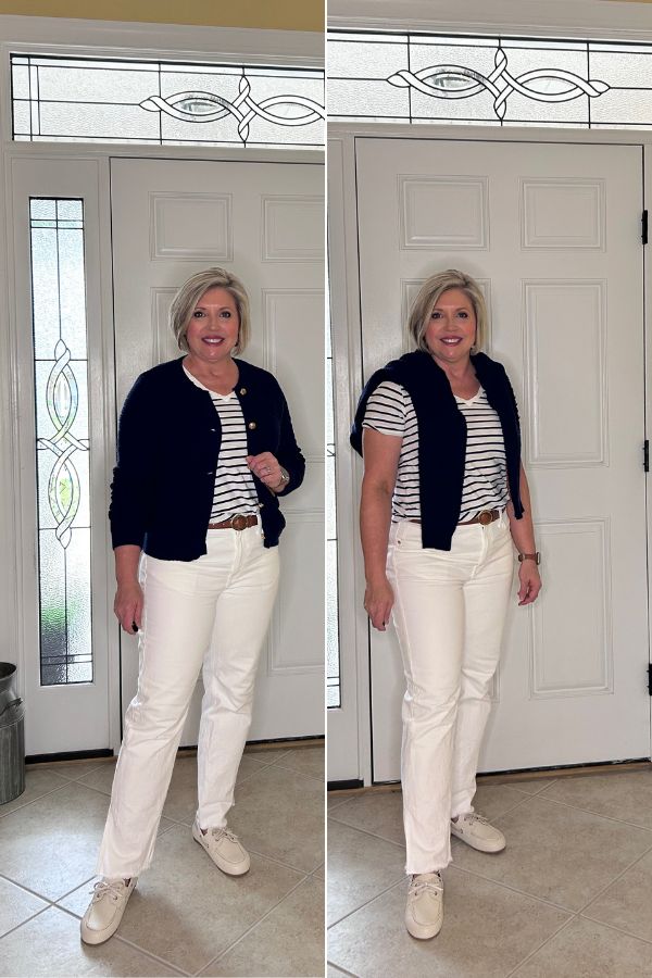v-neck tshirt outfit