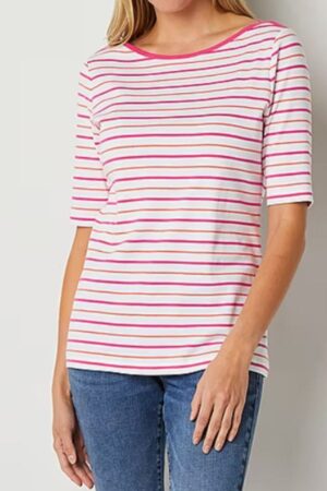 Puckered Elbow Sleeve Shirt