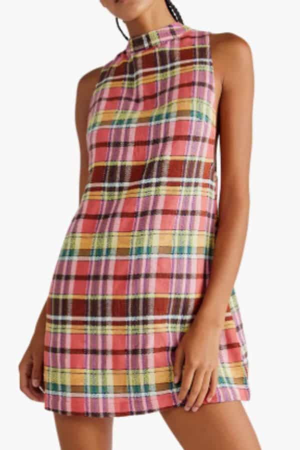 plaid dress