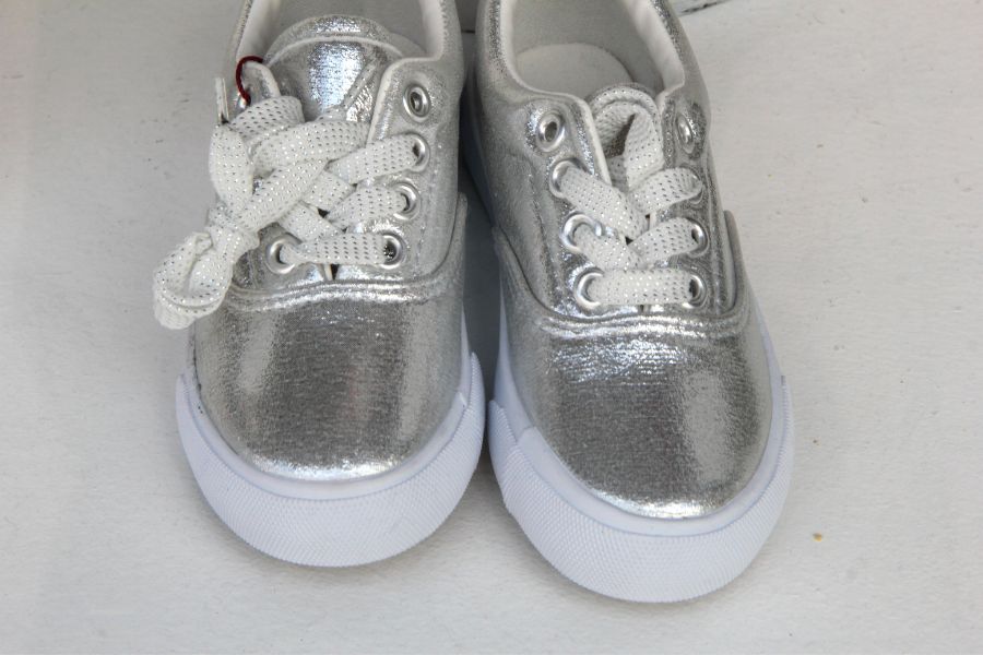 metallic sneakers