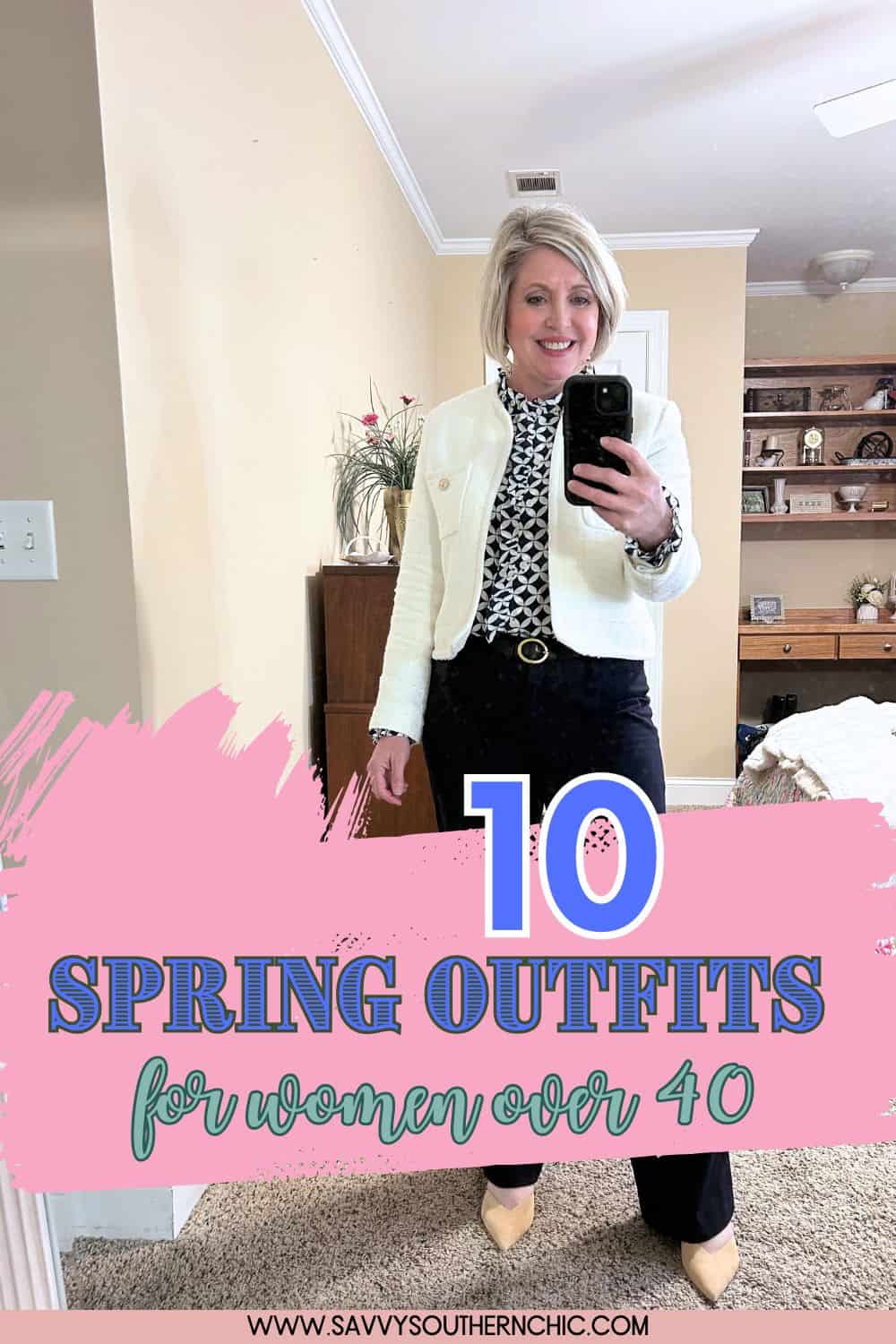 10 spring outfits for women over 40