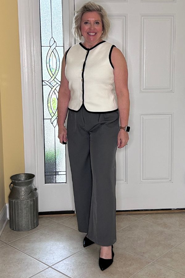 sweater vest outfit