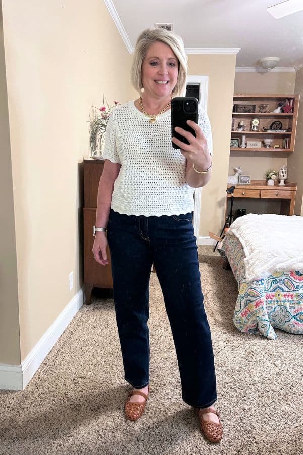 crochet top outfit