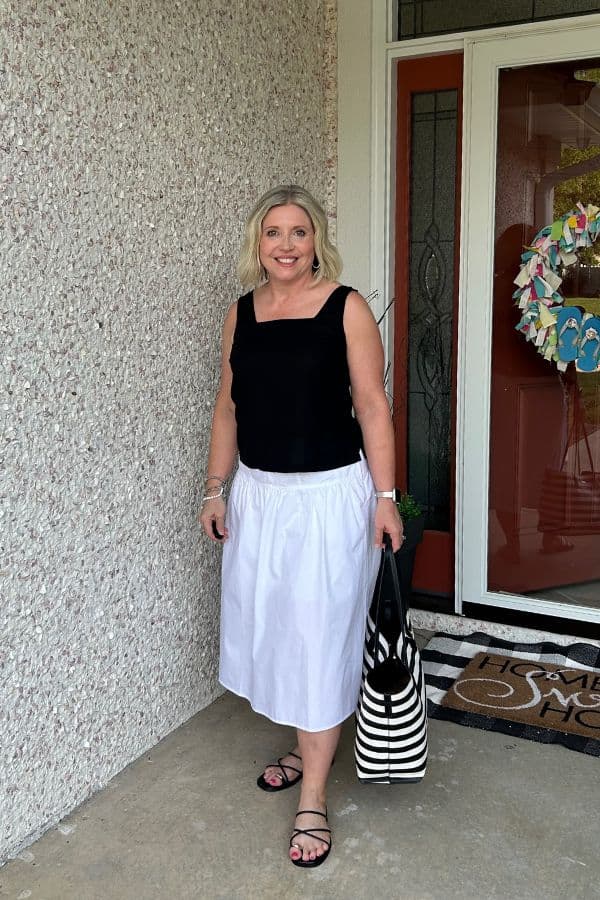 12 White Skirt Outfit Ideas: Midis and Maxis