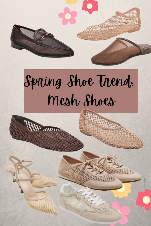 spring shoe trend mesh shoes