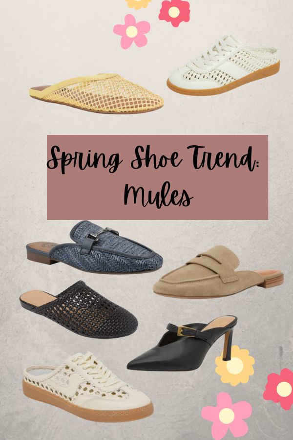 spring shoe trend mule loafers and flats