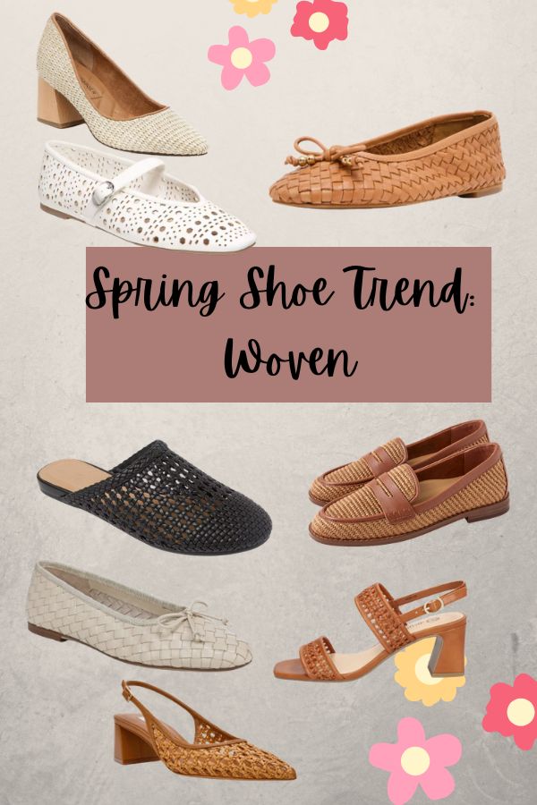 spring shoe trend woven