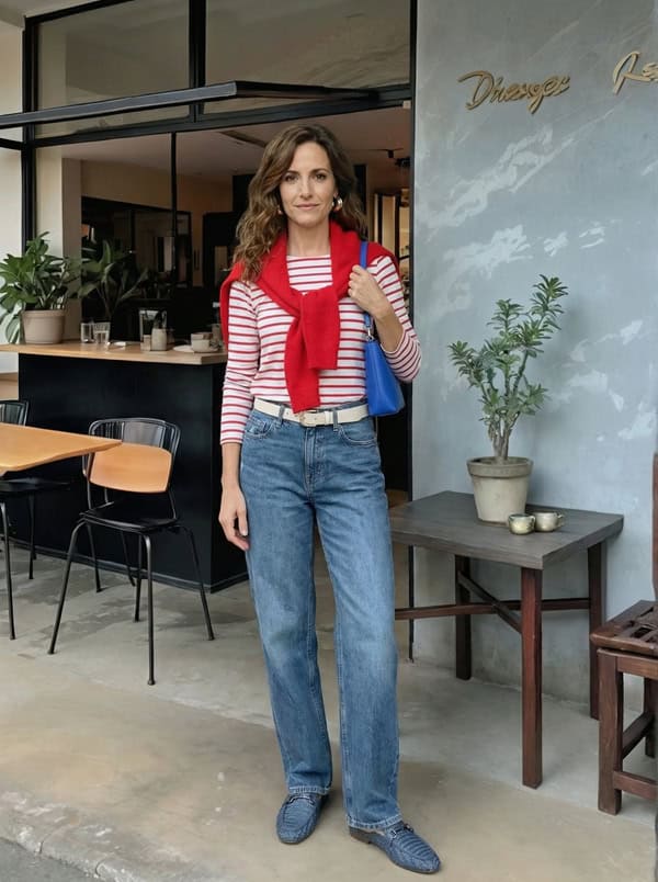 spring shoe trend mule loafers outfit