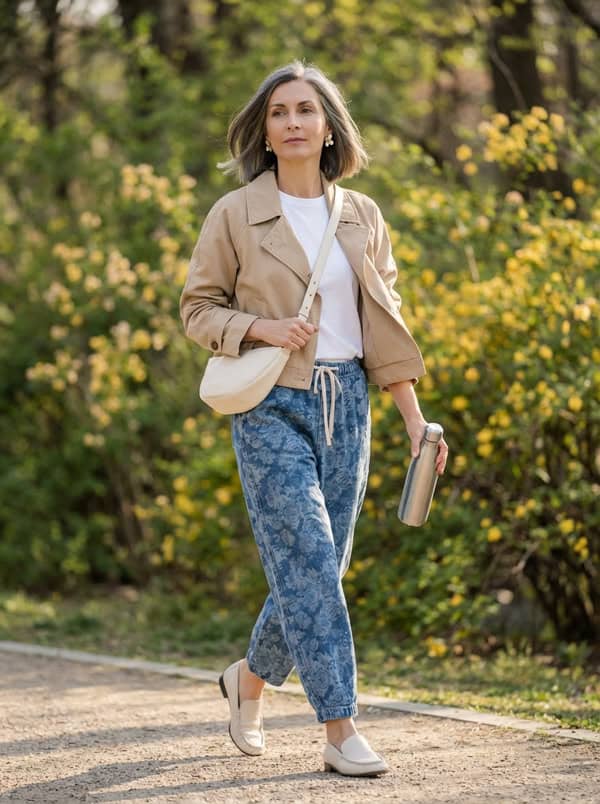 floral printed jeans wearable spring trends