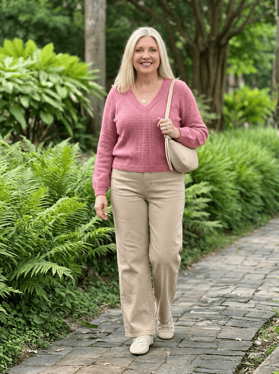 ecru jeans spring outfit 