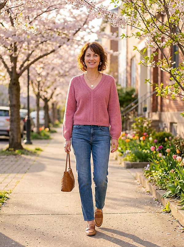 Spring Jeans Outfits for Women Over 40: 3 Easy Looks to Copy