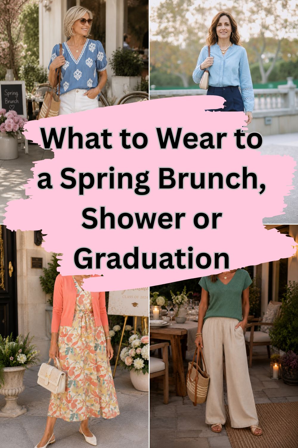 what to wear to a spring brunch, shower or graduation