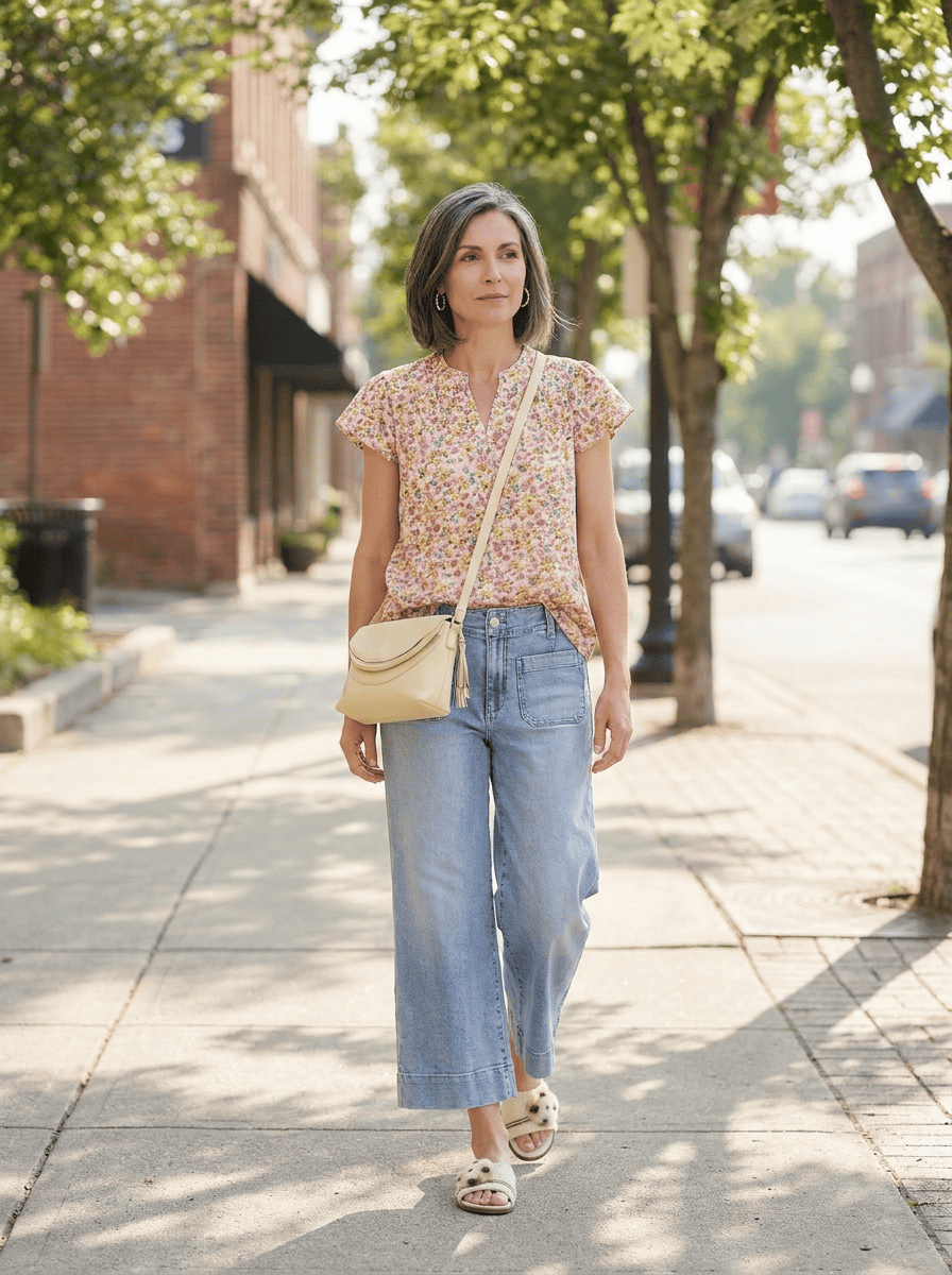 elevated summer top outfit