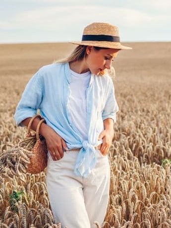 summer closet essential button down shirt
