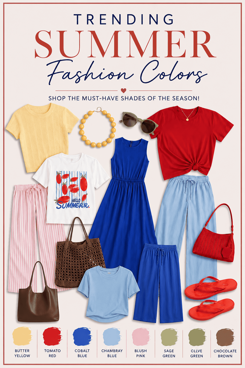 trending summer fashion colors