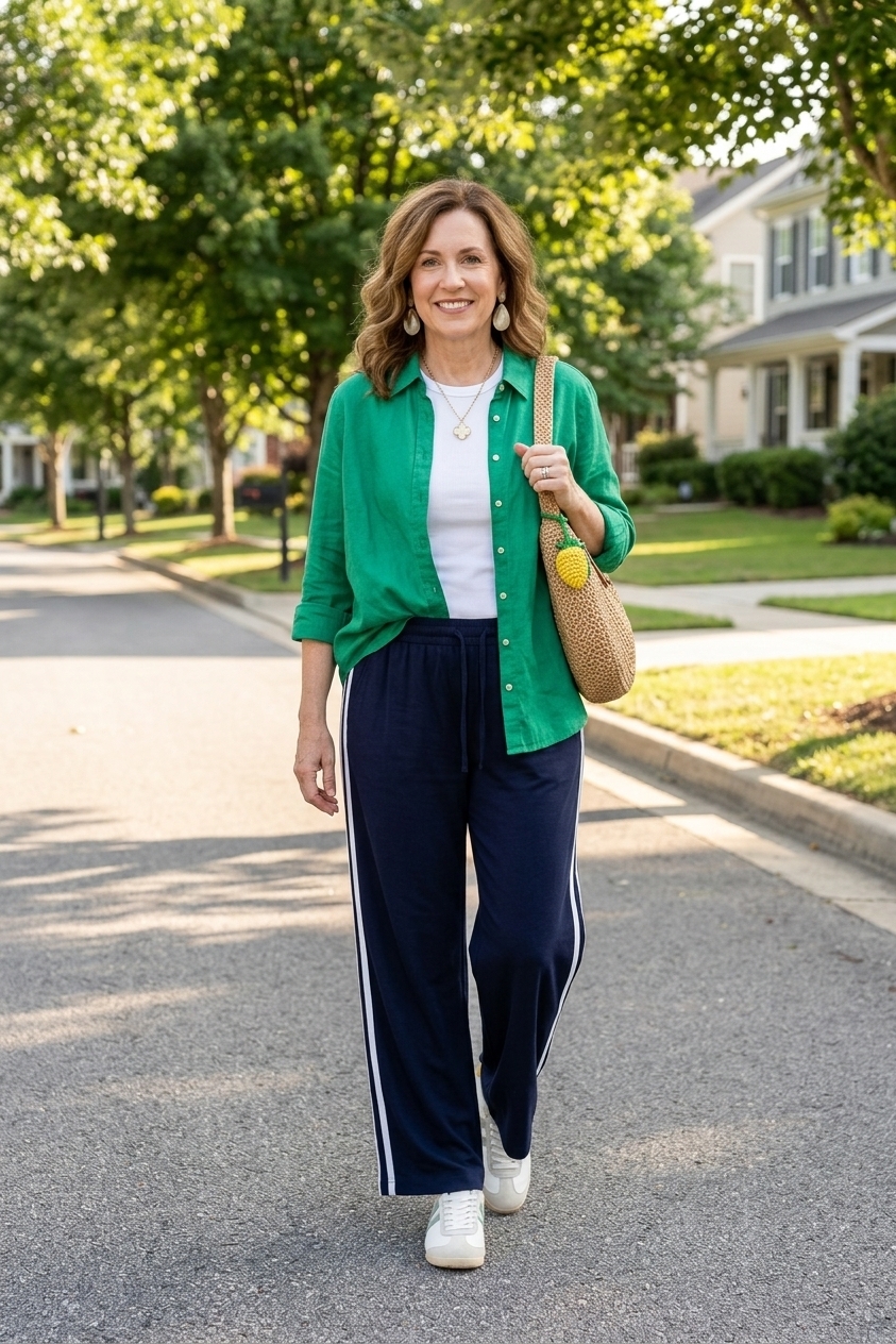 track pants outfit