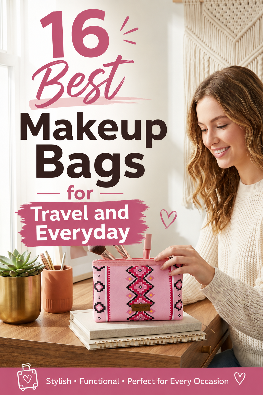 16 Best Makeup Bags for Travel & Everyday, 2026