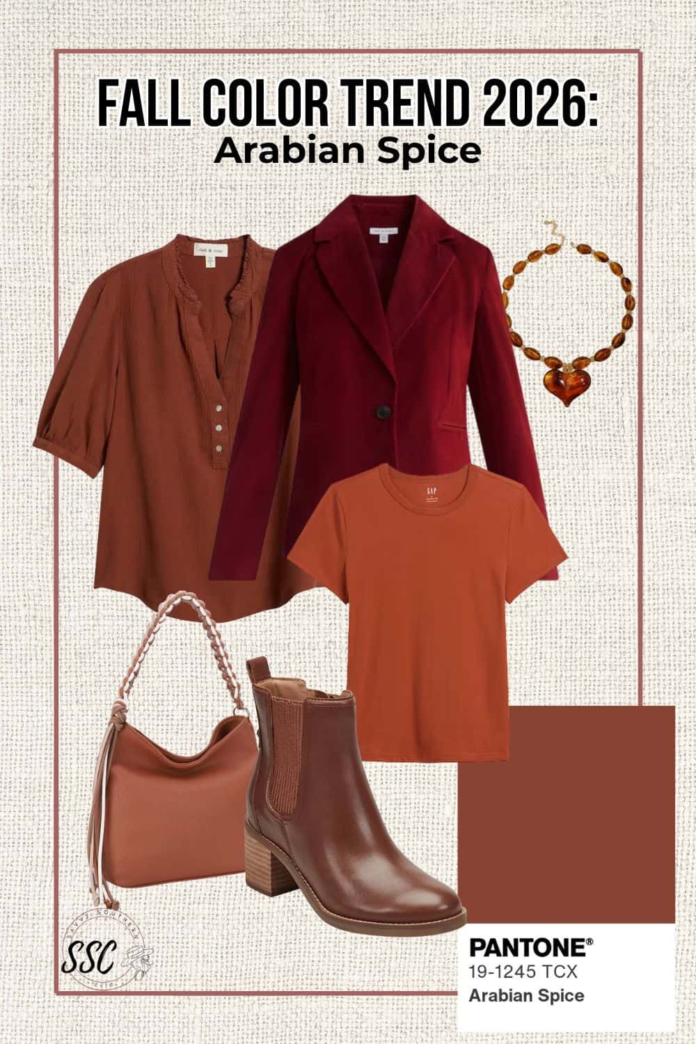 trending fall color arabina spice