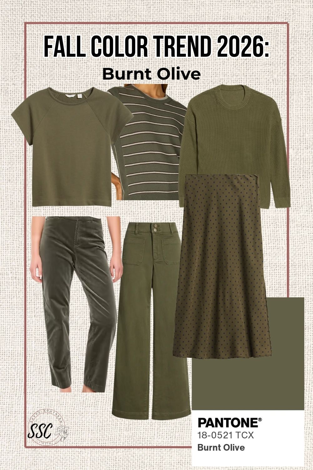Burnt olive fall color 2026