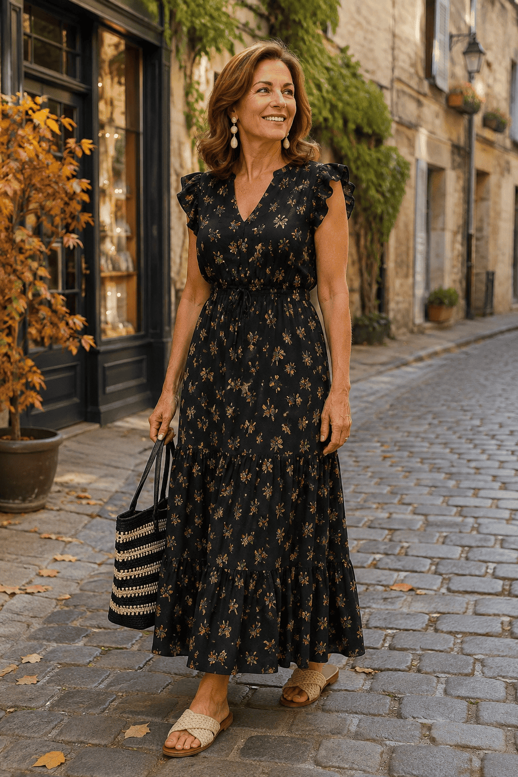 summer to fall maxi dress
