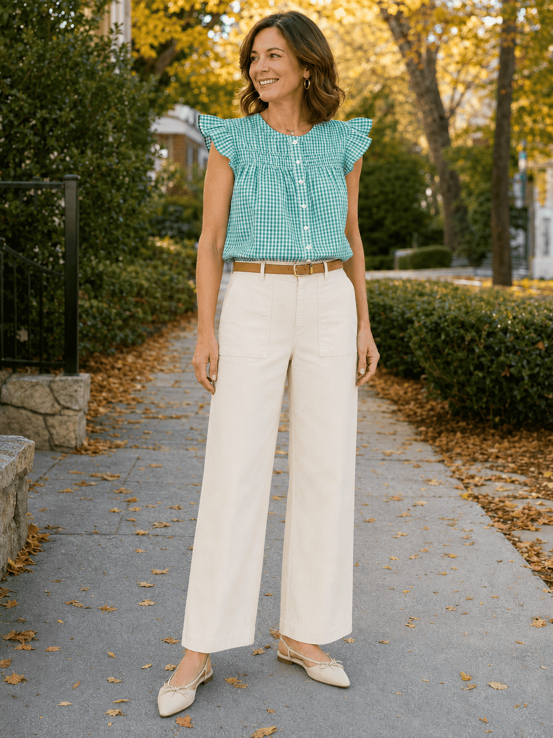 late summer elevated casual look