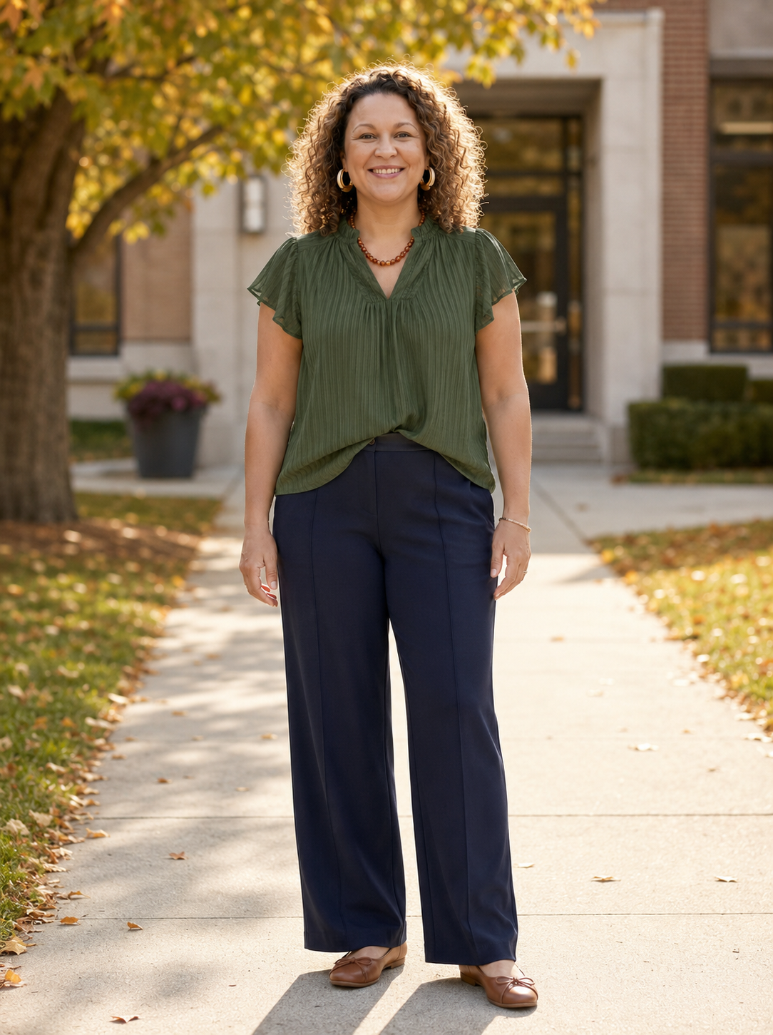 business casual fall look